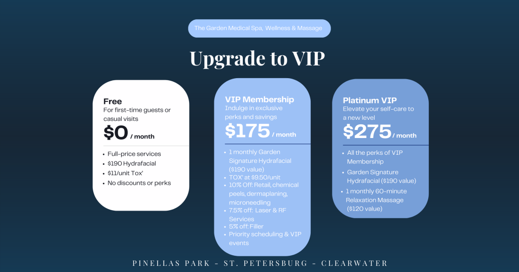 Upgrade to VIP, VIP Membership $175 or VIP Platinum $275