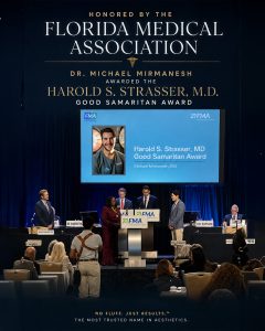 Dr. Michael Mirmanesh award Good Samaritan Award by Florida Medical Association