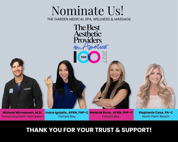 Nominate Us! Best Aesthetic Providers 2027.